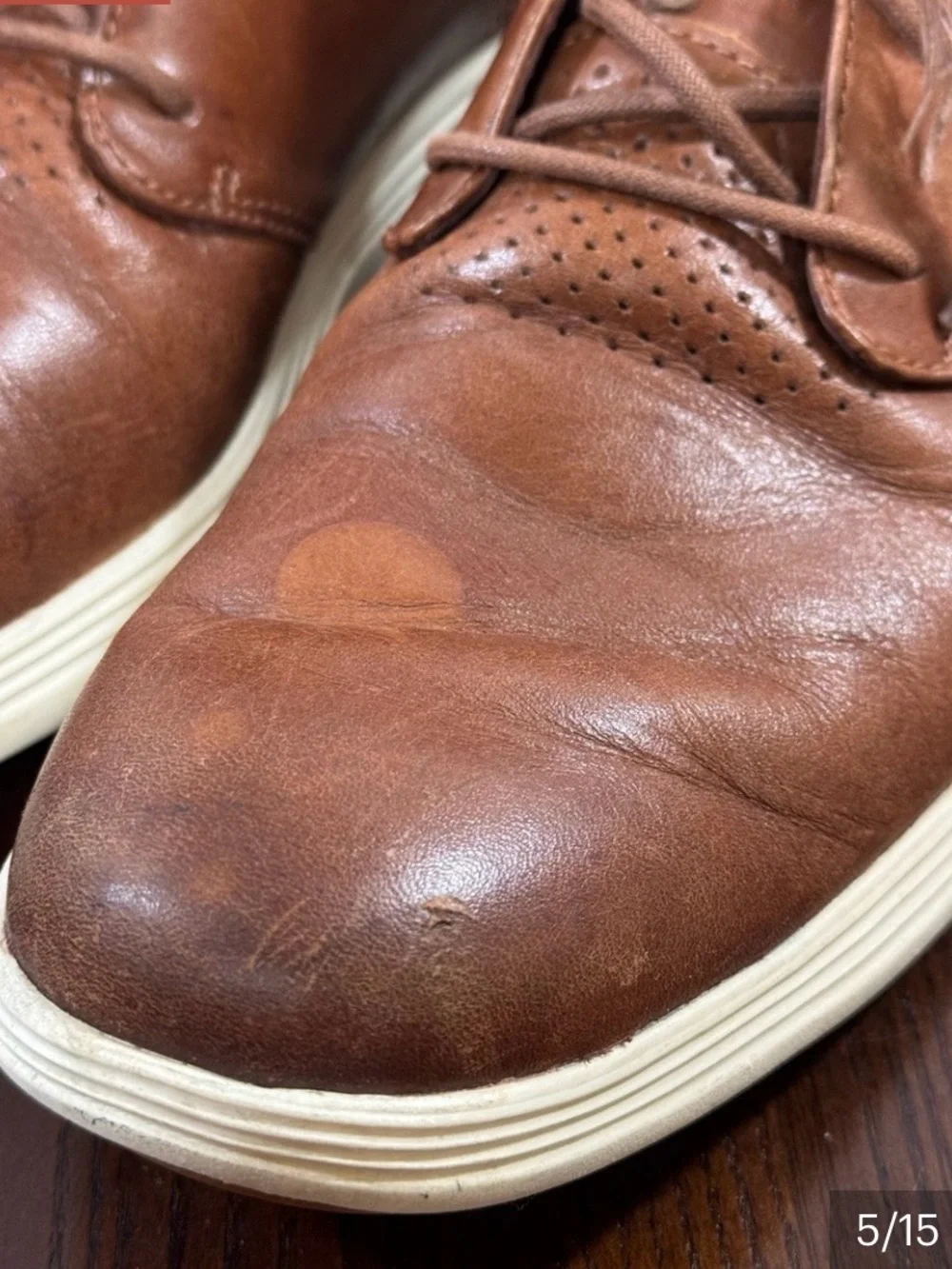 Cole Haan Grand OS Men’s Brown Leather Chukka Boots 9.5